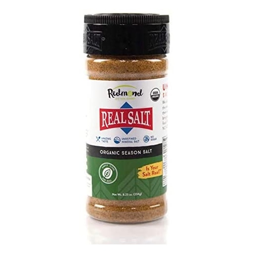 Redmond Minerals, Inc / Trophy Rock 10355 Redmond Real Seasoning Salt 8.25oz Shaker (Human Grade)