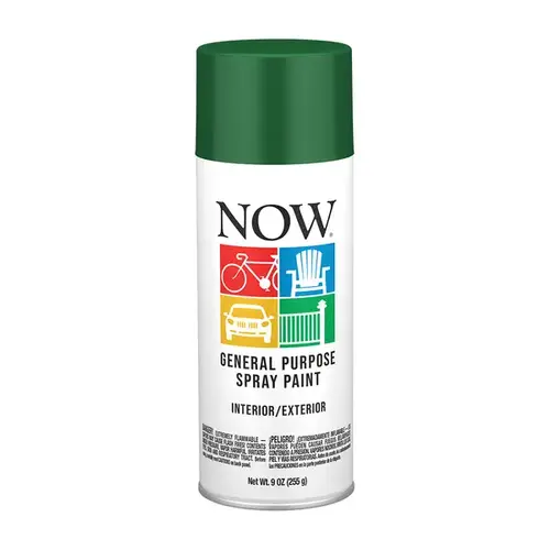 Krylon Now Spray Enamel 9 oz - Hunter Green