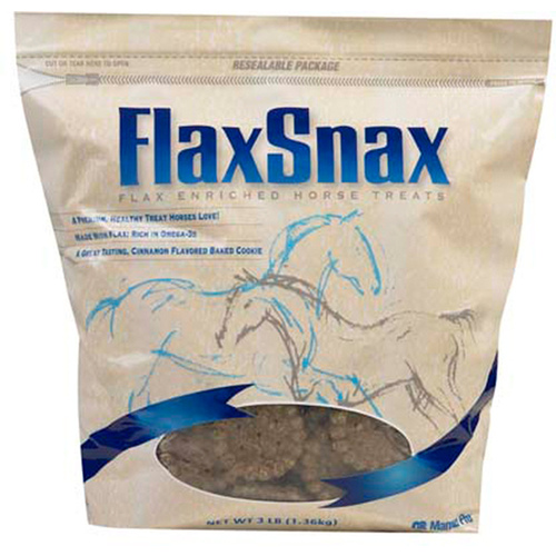 MANNA PRO PRODUCTS LLC 1000019 FlaxSnax Healthy Horse Treats 3.2 Lb. Bag