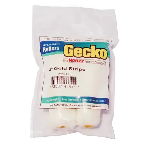 Gecko 4" Gold Stripe Roller