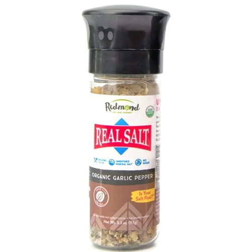 Redmond Minerals, Inc / Trophy Rock 10237 Redmond Human Garlic Pepper Seasoning Grinder - 3.3 oz