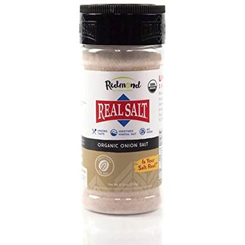 Redmond Minerals, Inc / Trophy Rock 10354 Redmond Real Onion Salt 8.25oz Shaker (Human Grade)