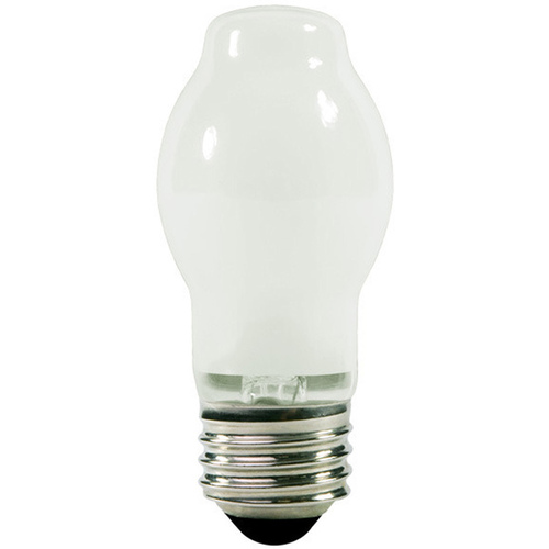 Satco Products Inc. S2453 Halogen Bulged Tube Light Bulb 4" 60-Watt BT15 E26 White