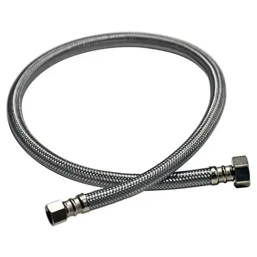 3/8"Comp. x 1/2"FIP. x 30"L Stainless Steel Faucet Supply Line Hose