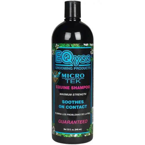Eqyss Grooming Products 08642288 Micro-Tek Medicated Shampoo for Horses 32-oz