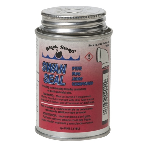 Black Swan Mfg. Co. 02054 TFE Paste White Thread Compound 4-oz