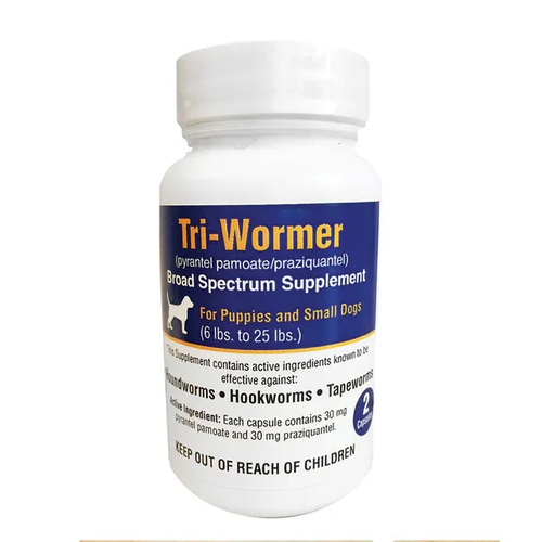 Tri-Wormer for Puppies and Small Dogs 6 to 25-lbs