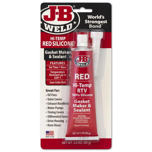 J-B Weld Hi-Temp Red Silicone Gasket Maker & Sealant