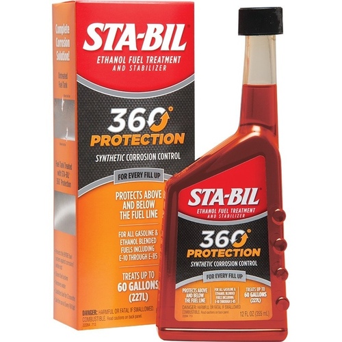 STA-BIL 360 Protection Ethanol Fuel Treatment and Stabilizer, 12 Fl 0z