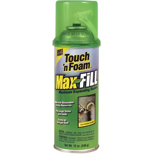 Touch 'n Foam 00033 Touch 'n Foam MaxFill Maximum Expanding Sealant 12 oz