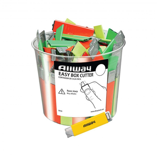 ALLWAY TOOLS INC. EK50 Neon Easy Kutter - 50 per Bucket