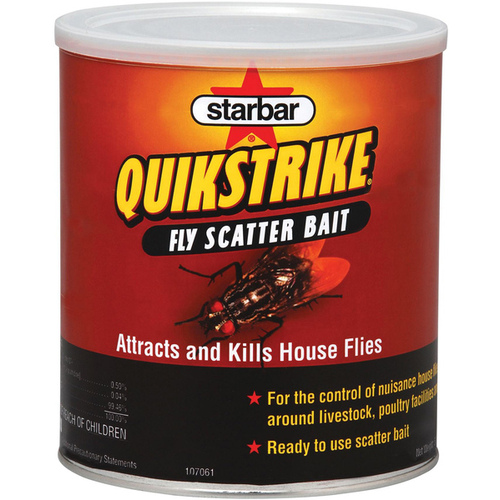 Starbar 100508298 QuikStrike Fly Bait, Granular, Fish, 5 lb Can Blue