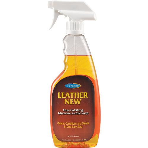 Farnam 100536806 Leather New 32601 Easy-Polishing Saddle Soap, Liquid, 16 oz