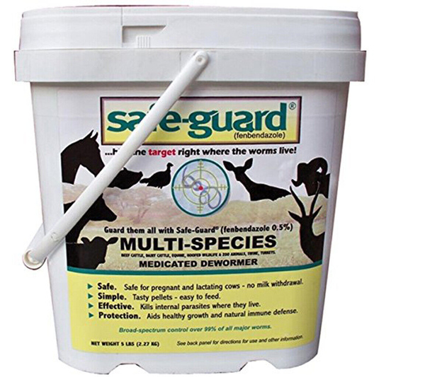 SAFEGUARD 11124488 Safe-Guard 0.5% Multi-species Dewormer Pellets 5-LB Pail