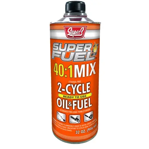 SuperFuel Engineered Fuel+Oil 2-Cycle 40:1 Mix 32-oz Green