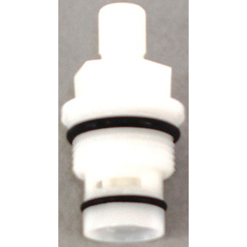 Faucet Stem, Plastic, 1-13/16 in L, For: Phoenix, Tiger and Washerless Faucets White