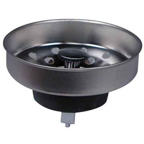 Basket Strainer, Stainless Steel, Brushed Stainless Steel