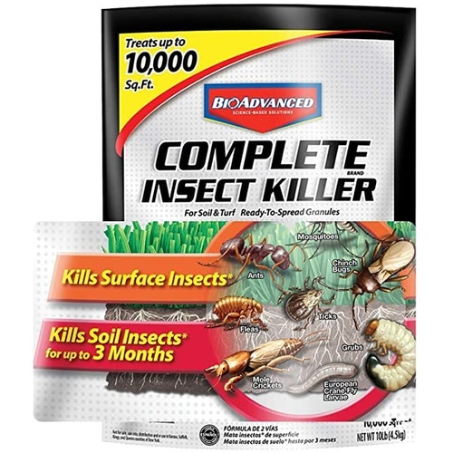 BioAdvanced 700289G 700289T Insect Killer, Granular, Sprinkle Application, 20 lb Bag