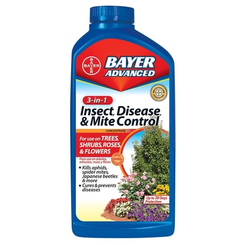 EXCEL | CENTRAL GARDEN PRODUCT 100536909 Bayer 3 In 1 Insect Disease And Mite Control Concentrate - 32oz