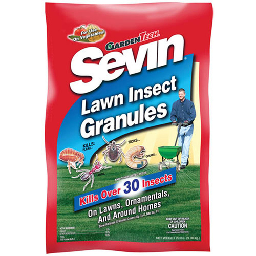 Insect Killer, Solid, Fruit, Lawns, Vegetable Gardens, 10 lb Bag