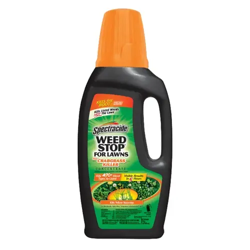 SPECTRACIDE HG-96393 Weed Stop Crabgrass Killer, Liquid, Brown, 32 fl-oz