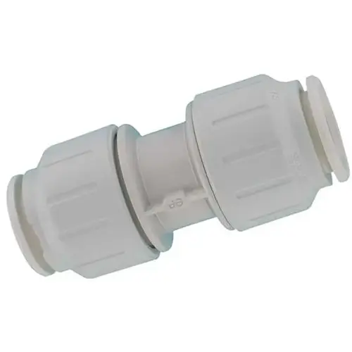 Tube Union Coupling, 3/4 in, Plastic, 3 to 12 bar Pressure