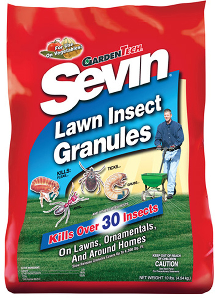 Sevin 100530128 Lawn Insect Killer, Granular, 10 lb