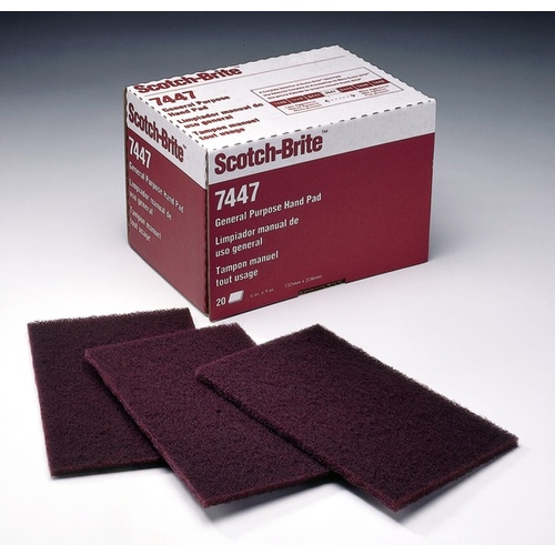 3M 7447 Scotch-Brite General Purpose Hand Pad pack of 20