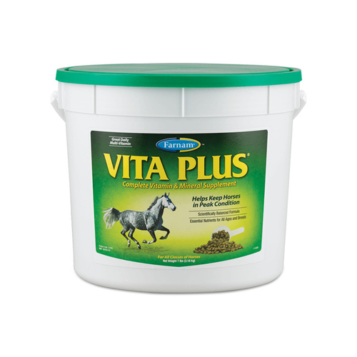 Farnam 100539417 Vita Plus Multi-Vitamin and Mineral Supplement, Pellet, 7.5 lb