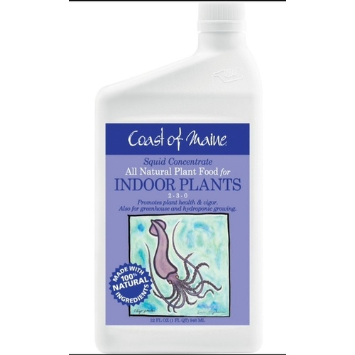 COM HOLDING LLC DBA 1CCSQQTCASE QTSQUID All-Purpose Fertilizer, 1 qt Bottle, Liquid, 2-3-0 N-P-K Ratio