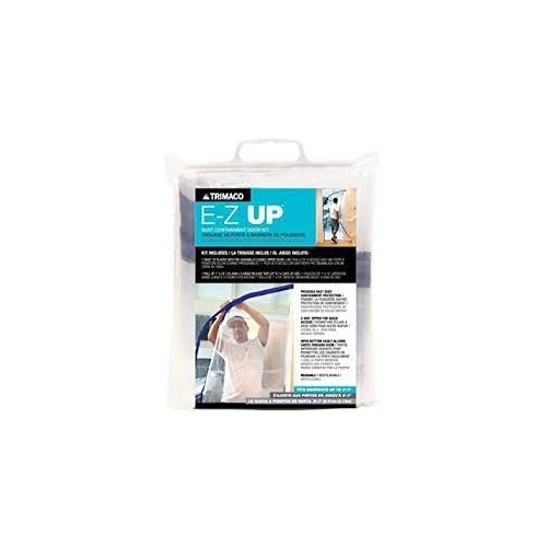 E-Z UP 54740 Dust Barrier Door Kit E-Z Up 36" W X 84" L Clear Plastic Clear