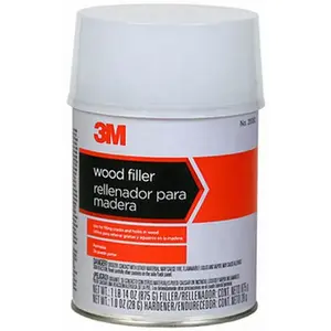 Bondo 20082 Wood Filler, Paste, Pungent Styrene, Yellow, 1 qt Can