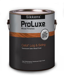 PPG SIK42005.01 Proluxe Cetol Log and Siding Wood Finish, Satin, Natural Oak, Liquid, 1 gal, Can