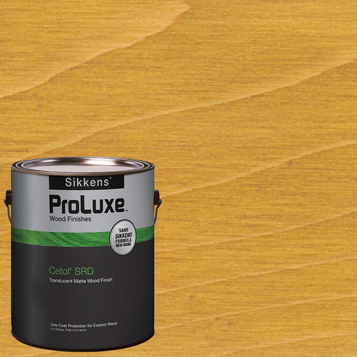 PPG SIK240-072.01 Proluxe Cetol SRD Wood Finish, Transparent, Butternut, Liquid, 1 gal, Can