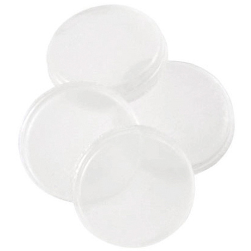 Bumper Pad Plastic Self Adhesive Clear Round 1/2" W X 1/2" L Clear