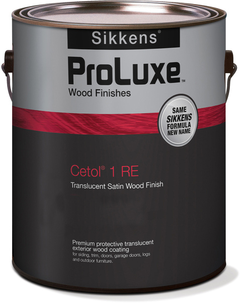 PPG SIK41009.01 Proluxe Cetol RE Wood Finish, Transparent, Dark Oak, Liquid, 1 gal, Can