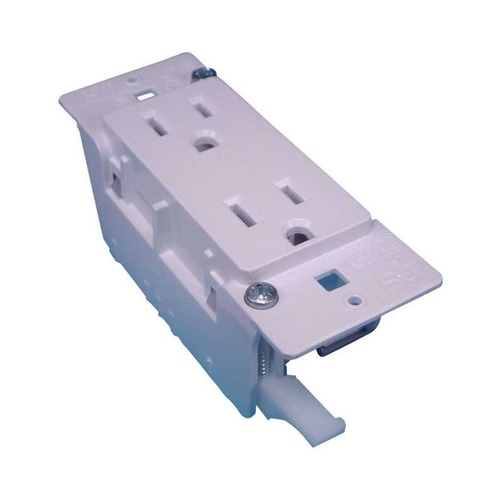 US Hardware RV Duplex Electrical Receptacle pack of 1 White