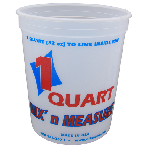 Leaktite 001Q02MM050 Multi-Mix Container Clear 1 qt Clear