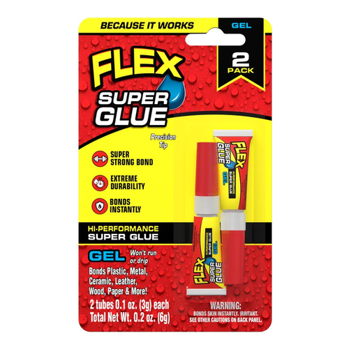 GLUE SUPER GEL 2X3 TUBE - pack of 16