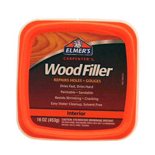 Elmer's E849D8 Wood Filler Carpenter's Light Brown 16 oz Light Brown