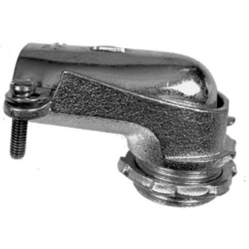 Topaz Electric 102 SQUEEZE CONNECTOR 90 DEG ANGLE 3/4 IN Zinc