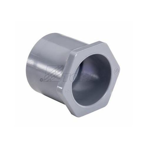 TOPAZ LIGHTING CORPORATION 1033 Conduit Reducing Bush - 1" x 3/4" PVC