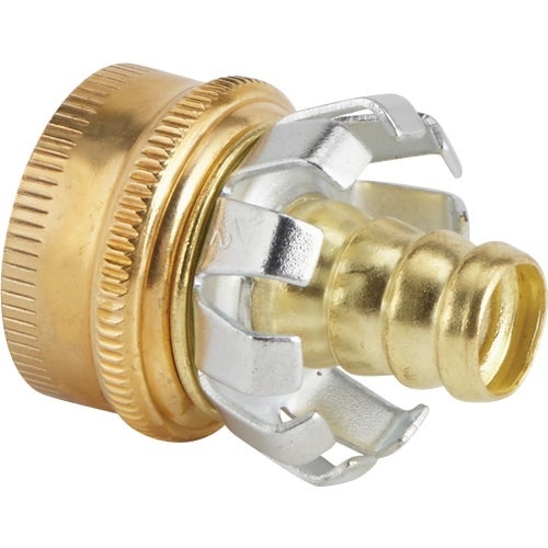 C34F Hose Repair Coupler, 3/4 in, Female, Brass