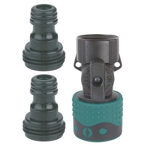 Gilmour 823724-1001 Hose End Quick Connector Set with Manual Shut Off