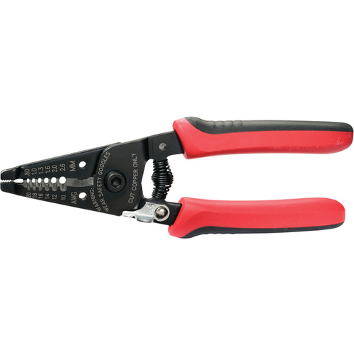 GB GS-360 Wire Stripper, 10 to 20 AWG Wire, 10 to 20 AWG Solid, 12 to 22 AWG Stranded Stripping, 6 in OAL