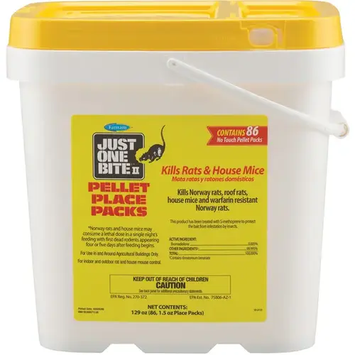 Just One Bite II Rodent Control Pellet Place Packs (129-oz) Green