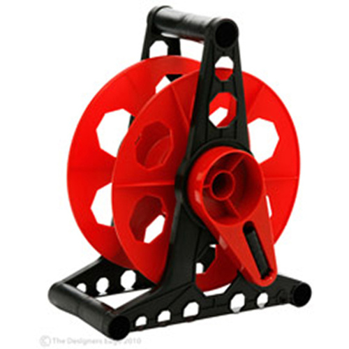Woods E103 Cord Reel w/Stand Plastic Black/Red