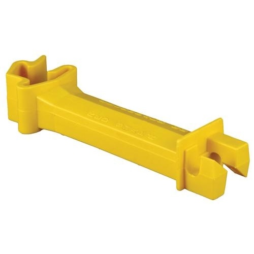 Snap-On Extender Insulator, Aluminum/Polywire/Steel, Polyethylene, Yellow - pack of 25