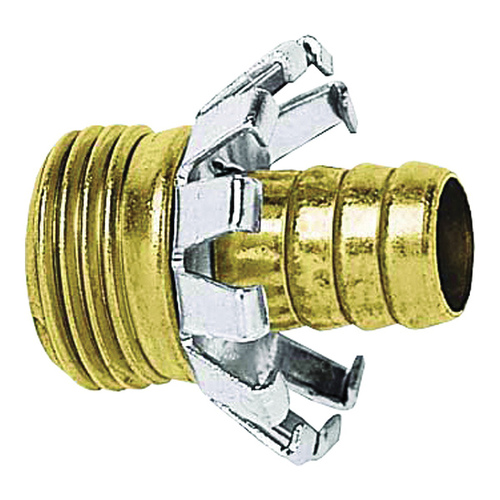 Hose Repair Male 1/2" - Brass Corrugated