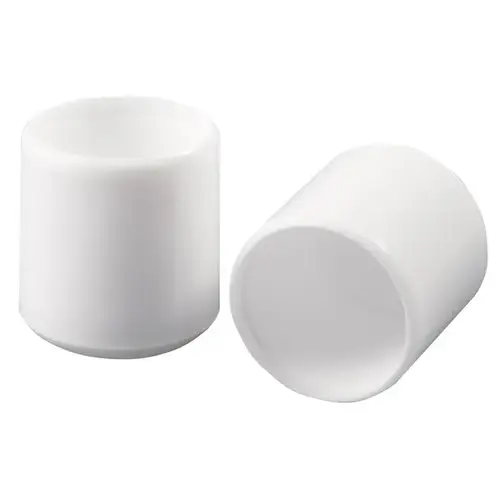 Table/Chair Leg Tip Vinyl White Round 7/8" W X 1-1/2" L White